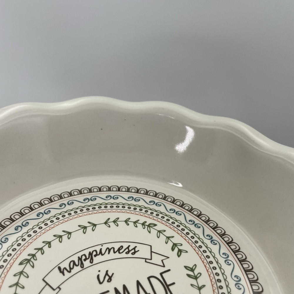 Ruffled Ceramic 6" Mini Pie Dish (Set of 3) Brown/Red Farmhouse Cottage Core - Picture 16 of 16